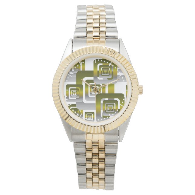 Relógio Activate My Heart Pattern Silver (Frente)