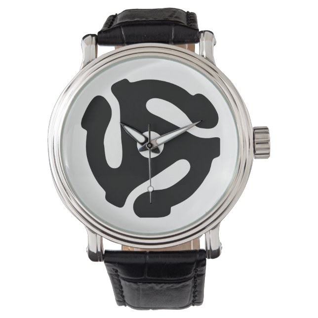 Relógio Adaptador de vinilo de 7 polegadas e 45 rpm insere (Frente)