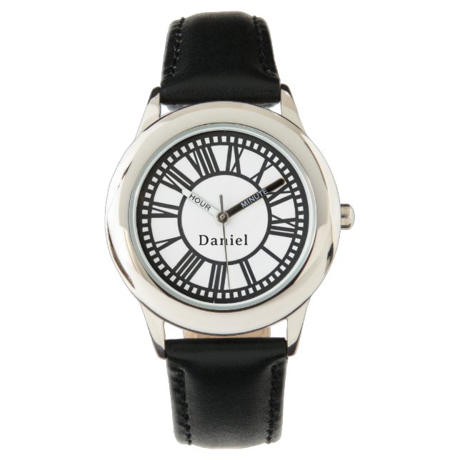 Relógio Adicionar Nome de Meninos à Monitorização de Crian (Frente)