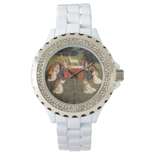 Relógio Adoração do Mystic Lamb/A Lambe de Deus (Frente)