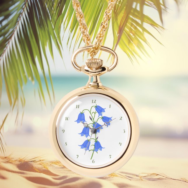 Relógio Adorável "Bluebells Necklace eWatch" com dígitos (Criador carregado)