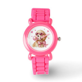 Relógio Adorável Goldendoodle Kids Watch