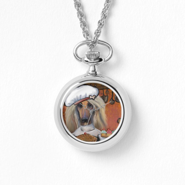 RELÓGIO AFGHAN HOUND (Frente)