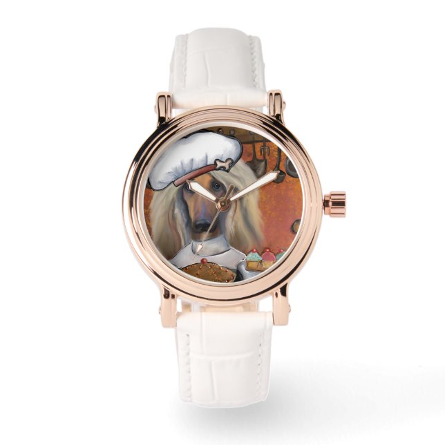 RELÓGIO AFGHAN HOUND (Frente)