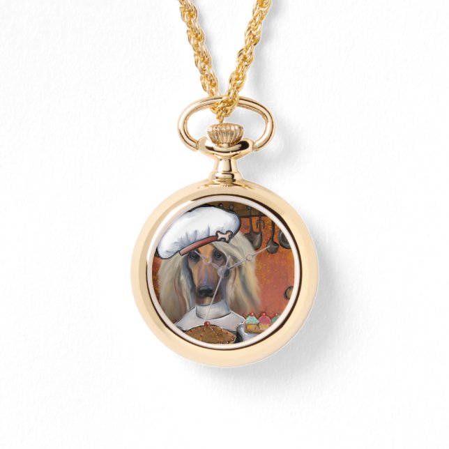 RELÓGIO AFGHAN HOUND (Frente)