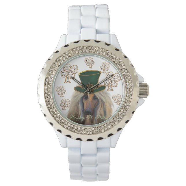 RELÓGIO AFGHAN HOUND (Frente)