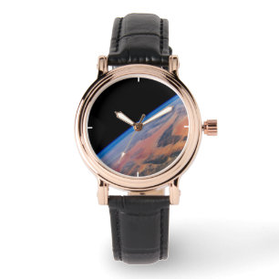 Relógio África norte E O Vasto Deserto Líbio.