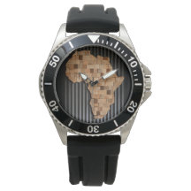 Africa Watch (mapa de madeira)