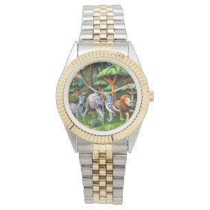 Relógio  African animals in origame