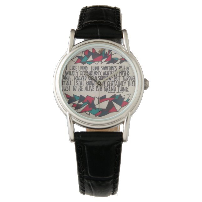 Relógio Agatha Christie Watch (Frente)