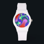 RELÓGIO ÁGUA DE ENCHIMENTO<br><div class="desc">Um design de água abstrato de giro bonito, proveniente da água do rio.</div>