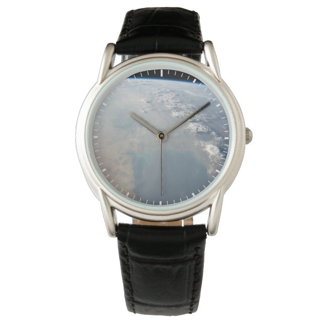 Relógio Águas Azuis Tropicais Do Golfo Persa. 2 (Frente)