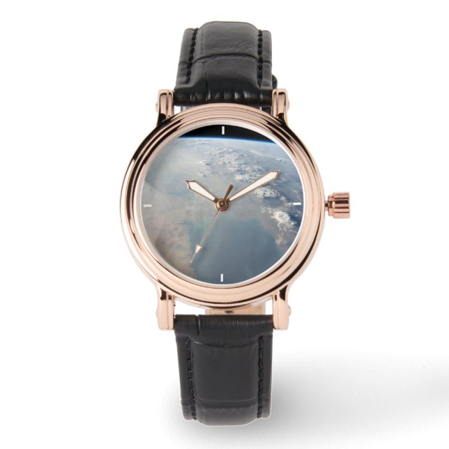 Relógio Águas Azuis Tropicais Do Golfo Persa. 2 (Frente)