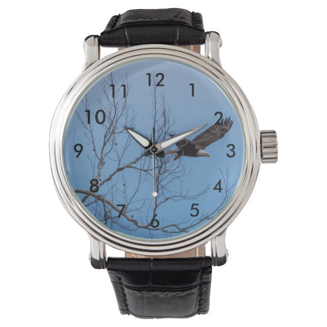 Relógio Águia Em Voo (Frente)