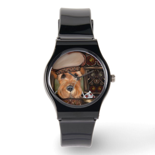 RELÓGIO AIREDALE TERRIER (Frente)