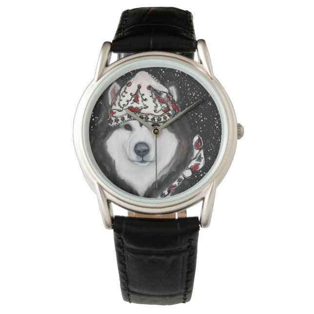 Relógio Alaskan Malamute (Frente)