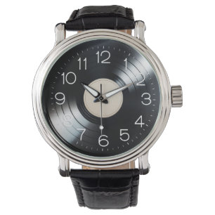 Relógio Álbum Black Vinyl Record