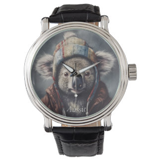 Relógio Alcoala adorável vestindo chapéu bonito personaliz