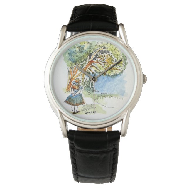 Relógio Alice & The Cheshire Cat Watch (Frente)
