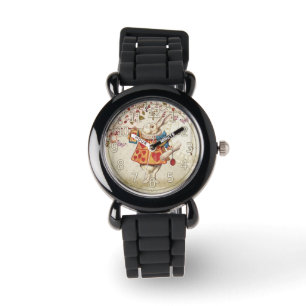 Relógio Alice Wonderland White Rabbit Watch