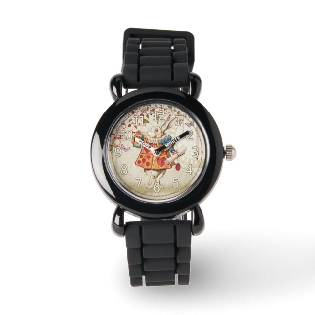 Relógio Alice Wonderland White Rabbit Watch (Frente)