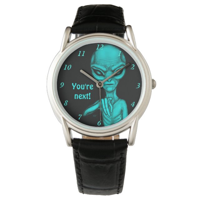 Relógio Alienígena ruim, você é a próxima! (Frente)