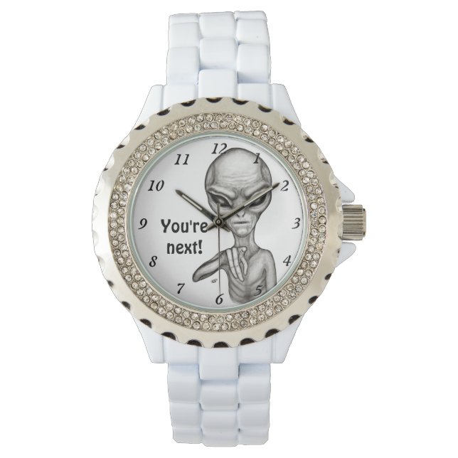 Relógio Alienígena ruim, você é a próxima! (Frente)