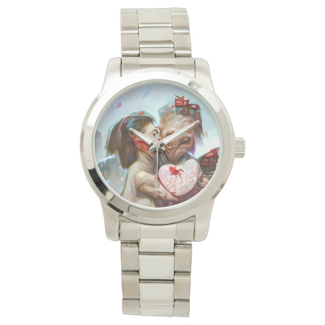 Relógio Alienígena Whimsical Romance (Frente)