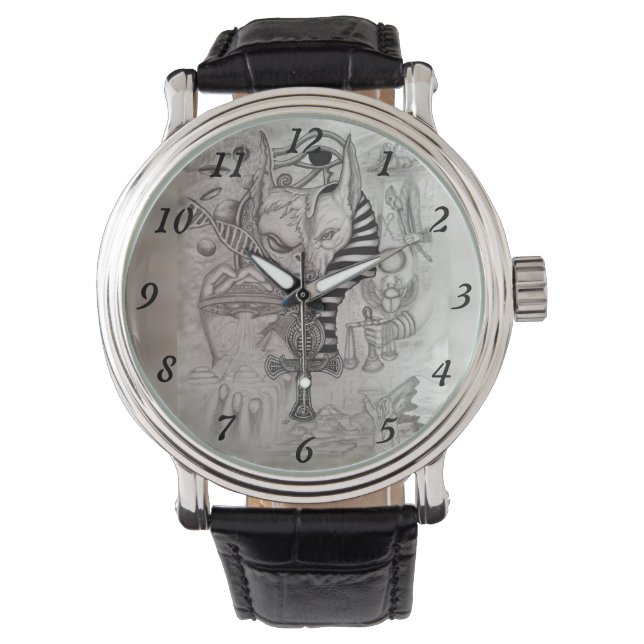 Relógio Aliens Antigos, Anubis (Frente)