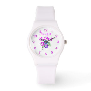Relógio Aloha Hibiscus Logo Watch