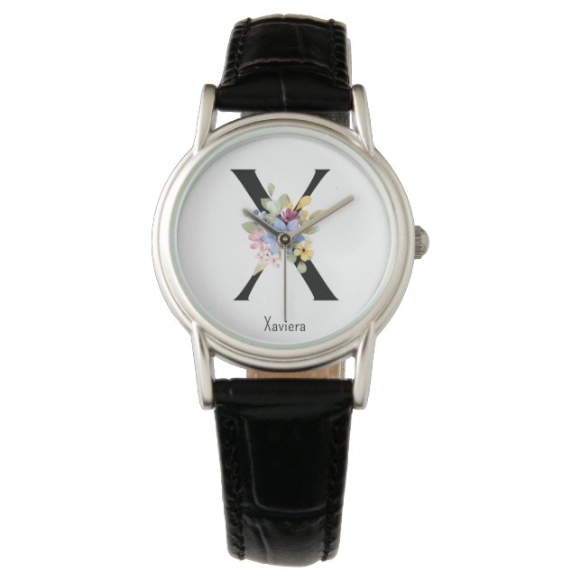 Relógio Alphabet X Wild Flower Watch (Frente)