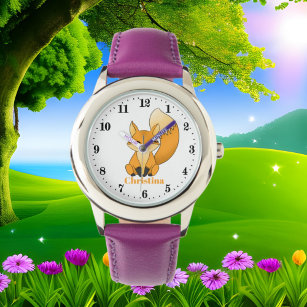 Relógio Amante de os animais de raposa