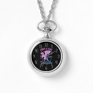 Relógio amantes da fantasia do Dragão fofo