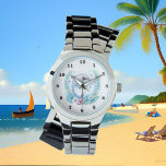 Relógio amantes de golfinhos de aquarela fofa<br><div class="desc">fofinha de aquarelas amantes de golfinhos Watch</div>