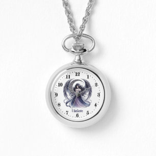 Relógio Amantes Elegante Angel personalizáveis