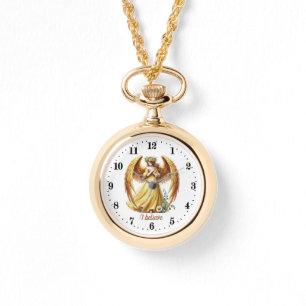 Relógio Amantes Elegante Angel personalizáveis