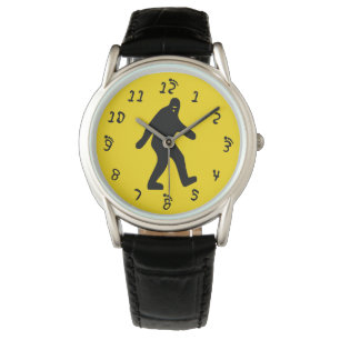 Relógio Amarelo de Bigfoot