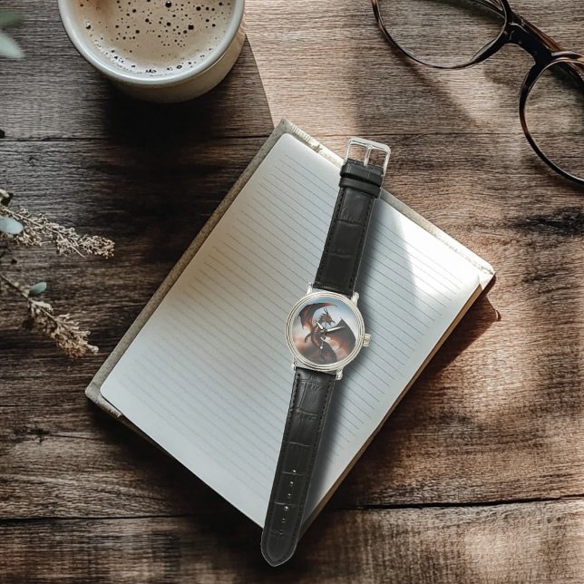 Relógio Amber Dragon Fantasy (Criador carregado)