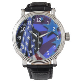 Relógio American Flag Wrist Watch
