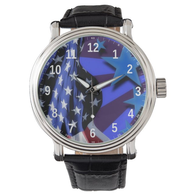 Relógio American Flag Wrist Watch (Frente)
