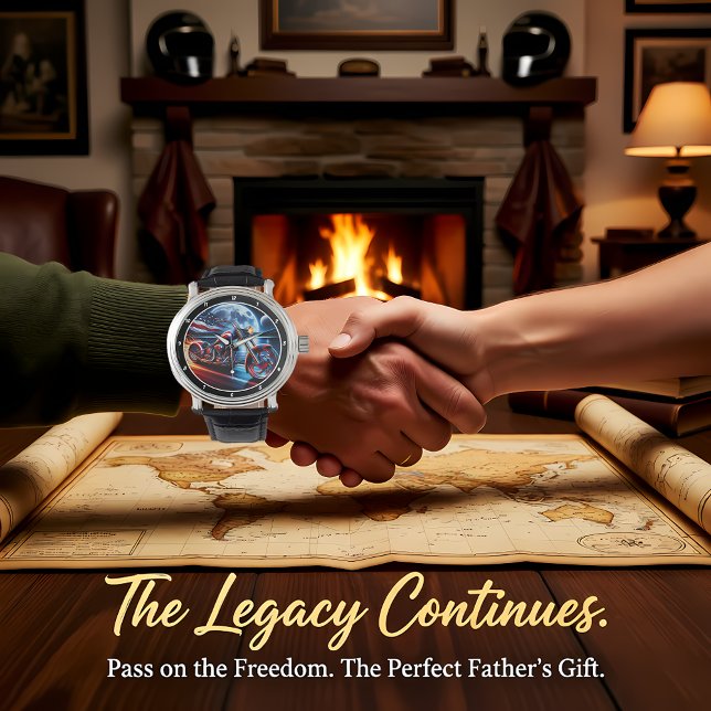 Relógio American Ride, Moonlit Horizon Watch. (Criador carregado)