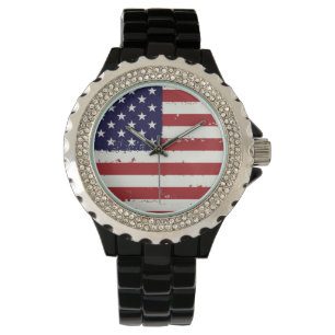 Relógio Americana American Flag Watch