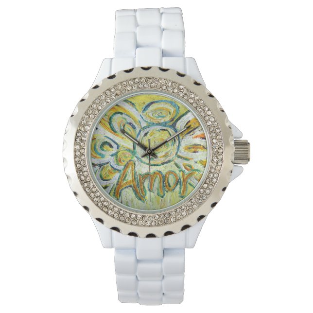 Relógio Amor Inspirational Angel Love Watch (Frente)