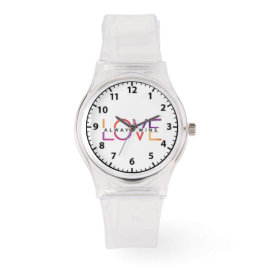 RELÓGIO AMOR SEMPRE GANHA PINTA ESPORTÁRIA