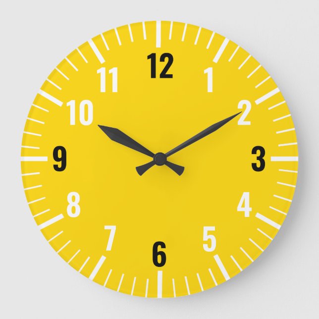 Relógio Analógico Dourado Chic Com Números (Frente)