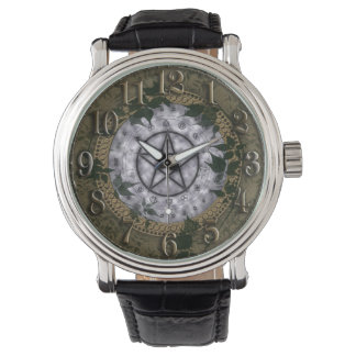 Relógio Ancião Magick Pentacle Pagan Watch