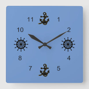 Relógio - Âncoras e Mãos