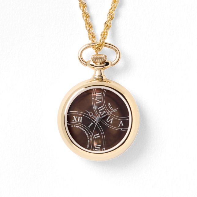 Relógio Anel De Cobre RN Necklace Watch (Frente)