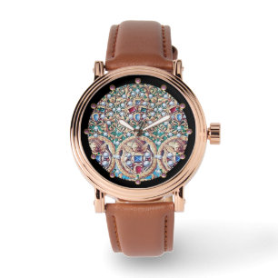 RELÓGIO ÂNGULOS COM JOIAS ANTIGAS,GEMSTONES,PÉROLAS