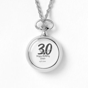 Relógio aniversário de 30 anos adicionar nome data ano ano